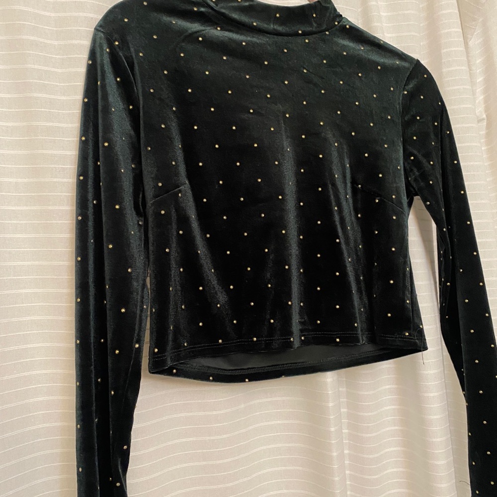 Velvet Crop Top